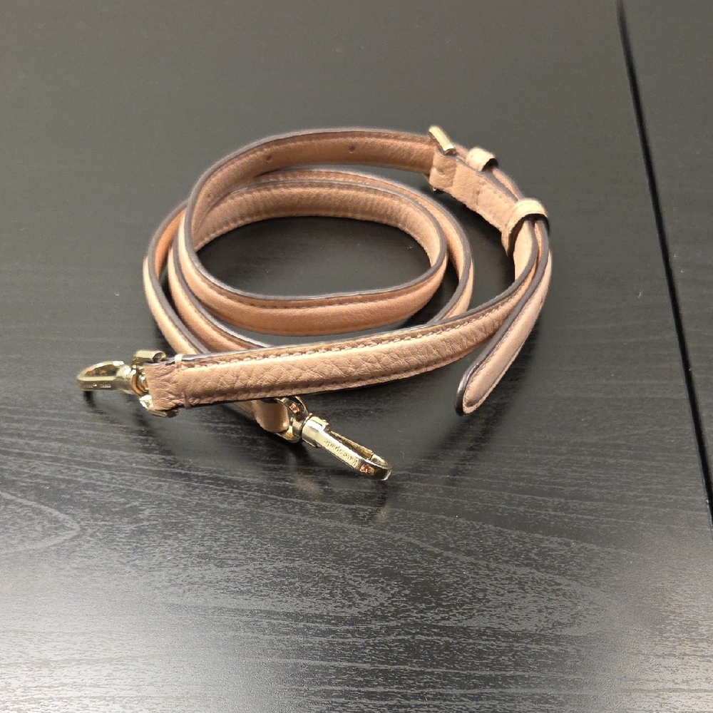 Kate Spade Peach Tan Leather Strap - Picture 3 of 3